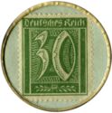 30 Pfennig (Conditorei-Kaffee Clauberg)