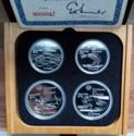 Various Dollars (Proof set 1975 - Montreal Olympic Games - Series V)