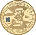 5 Pounds (London Olympics, 2012 - "3" - Gold edition)