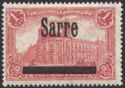 General Post Office, Berlin, overprinted Sarre