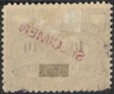 Telegraph stamp with overprint