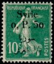 Type Semeuse overprint and Syrian surcharge