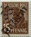 American-British-Soviet Occ. (Trizone) Mi: 948 - overprinted