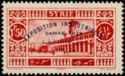 View of Damascus overprinted