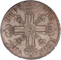 1 Ecu (Louis XIV. - S - Reims)