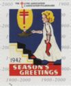 Lung Association Seasons Greetings Girl carrying Candle