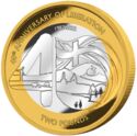 2 Pounds (40th Anniversary of the Liberation of the Falkland Islands - Silver)
