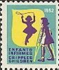 Crippled Children's Seals, Girl skipping
