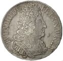 1 Ecu (Louis XIV. Three crowns - Y - Bourges)