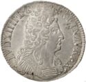 1 Ecu (Louis XIV. Three crowns - 9 - Rennes)