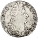 1 Ecu (Louis XIV. Three crowns - ϽϹ - Besançon)