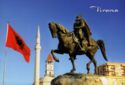 Tirana. Skanderbeg Monument