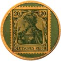 20 Pfennig (Herrenhüte)