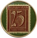 25 Pfennig (Schuh-Wertheim)