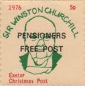 Sir Winston Churchill "Pensioners Free Post"