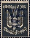 Wood Pigeon - overprinted Frankfurter Frühjahrsflüge 1925