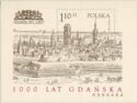1000th Anniversary of Gdansk, Souvenir Sheet