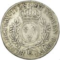 1 Ecu (Louis XV. Olive Branches - E - Tours)