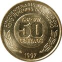 50 Centavos (Eva Perón - 50th Anniversary Female Suffrage Mandatory)