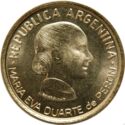 50 Centavos (Eva Perón - 50th Anniversary Female Suffrage Mandatory)
