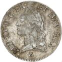 1 Ecu (Louis XV. Old laureated - M - Toulouse)