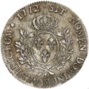 1 Ecu (Louis XV. Old laureated - M - Toulouse)
