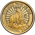 5 Dollars (The Majestic Polar Bear - Gold)