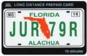 Florida License Plate (Florida Outline)