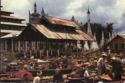 The floating market in Inlay