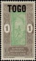 Stamp of Dahomey overprinted