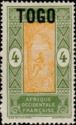 Stamp of Dahomey overprinted