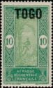Stamp of Dahomey overprinted