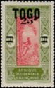 Stamp of Dahomey overprinted