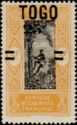 Stamp of Dahomey overprinted