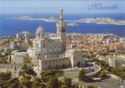 Marseille. N.D. de la Garde et les Iles du Chateau d'If