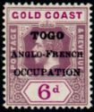 Stamp Gold Coast overprinted