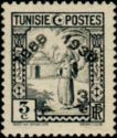 Water Carrier overprinted and surcharged