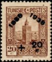 Stamp 1931-33 overprinted 1888-1938 and surcharged