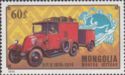 German Daimler-Benz Mail Van and Trailer