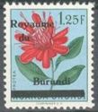 Protea lemairei overprinted "Royaume du Burundi"