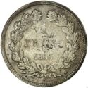1 Franc (Louis Philippe I - Laureate - BB - Strasbourg)