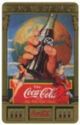 Coke National '96 $25. Coke In Hand & Globe (Card #3 of 10)