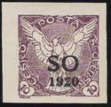 Sokol v letu - Windhover - overprint S O 1920