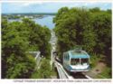 Kyiv. Mountain tram-cable railway car operates (funikuler)