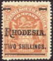 Coat of Arms - overprinted and surcharged