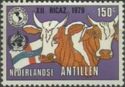 Cattle (Bos primigenius taurus), Netherland Antilles Flag