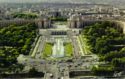 The Chaillot Palace. View from the Eiffel Tower