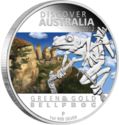 1 Dollar (Discover Australia - Green and Gold Bell Frog)
