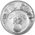 2 Rand (19th World Cup Football 2010 South Africa)