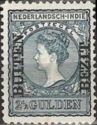 Queen Wilhelmina (Overprinted `Buiten bezit`reading up)